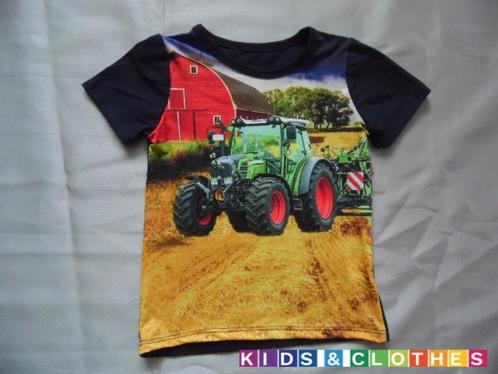 T Shirt met Tractor Print 122/128 Fendt, Kinderen en Baby's, Kinderkleding | Maat 122, Ophalen of Verzenden