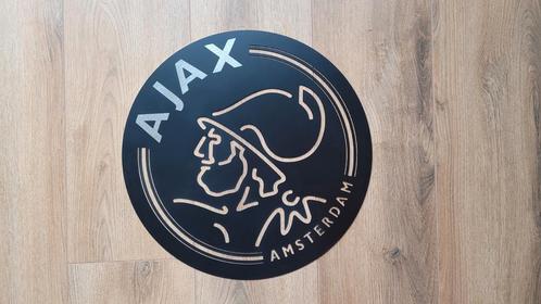 Ajax-logo - 50 cm - RVS 1,5 mm wanddecoratie, Huis en Inrichting, Woonaccessoires | Wanddecoraties, Nieuw, Ophalen of Verzenden