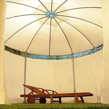 Chique Stalen Paviljoen / Prieel / Partytent 3.5m Creme 