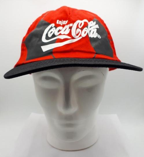 Coca-Cola Baseballcap voetbal, Verzamelen, Merken en Reclamevoorwerpen, Zo goed als nieuw, Gebruiksvoorwerp, Verzenden