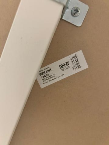 IKEA BEKANT bureau – eikenfineer/wit – 160x80 cm - afbeelding 4 IKEA BEKANT bureau – eikenfineer/wit – 160x80 cm - afbeelding 4