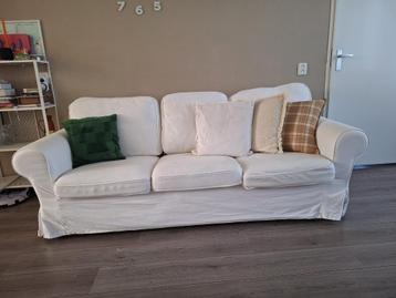 Ektorp ikea Bank 3-zits wit (70 euro) - afbeelding 1 Ektorp ikea Bank 3-zits wit (70 euro) - afbeelding 1