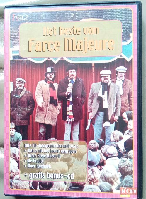 Het beste van Farce Majeure dvd+ bonus cd, Cd's en Dvd's, Dvd's | Cabaret en Sketches, Zo goed als nieuw, Stand-up of Theatershow