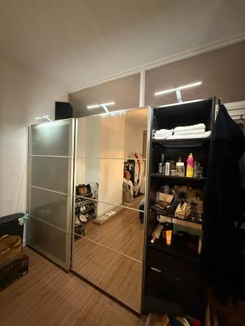 IKEA Pax Kast met Spiegel, Lades en Verlichting - afbeelding 3 IKEA Pax Kast met Spiegel, Lades en Verlichting - afbeelding 3