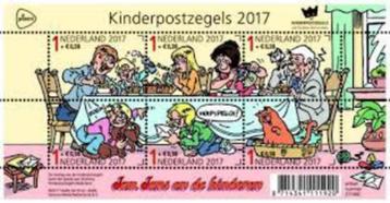 Kinderpostzegels 2017 , Compleet velletje. (ongestempeld)