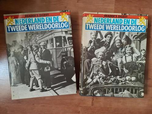 Nederland en de Tweede Wereldoorlog Readers Digest 2 delen, Boeken, Oorlog en Militair, Zo goed als nieuw, Algemeen, Tweede Wereldoorlog