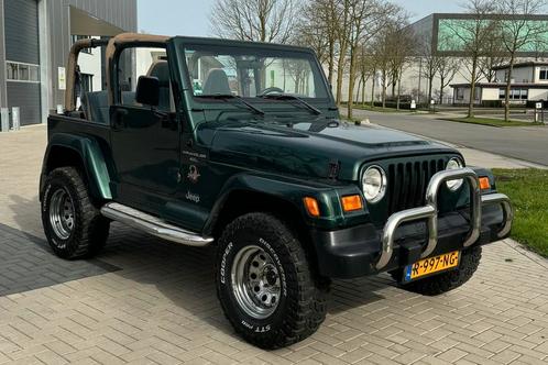 JEEP WRANGLER TJ 4.0i 177PK AUTOMAAT BJ2000 HARD/SOFTTOP !!!, Auto's, Jeep, Bedrijf, Wrangler, 4x4, ABS, Airbags, Airconditioning