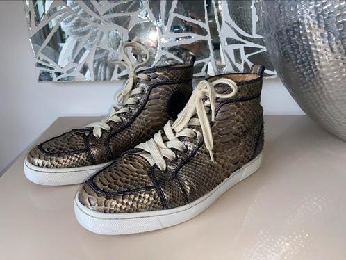 Origineel slangen leer Louboutin schoenen maat 42 was €2400!, Kleding | Heren, Schoenen, Zo goed als nieuw, Sneakers of Gympen