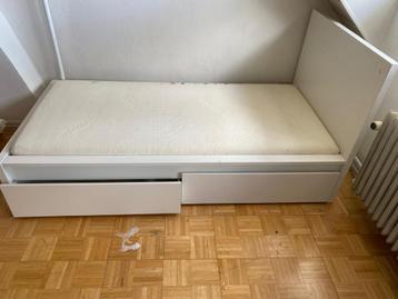 Ikea Malm Bedombouw met Lattenbodem - afbeelding 1 Ikea Malm Bedombouw met Lattenbodem - afbeelding 1