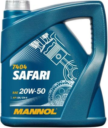 5 Liter Mannol 20W-50 Safari - €  16,95 Inclusief BTW