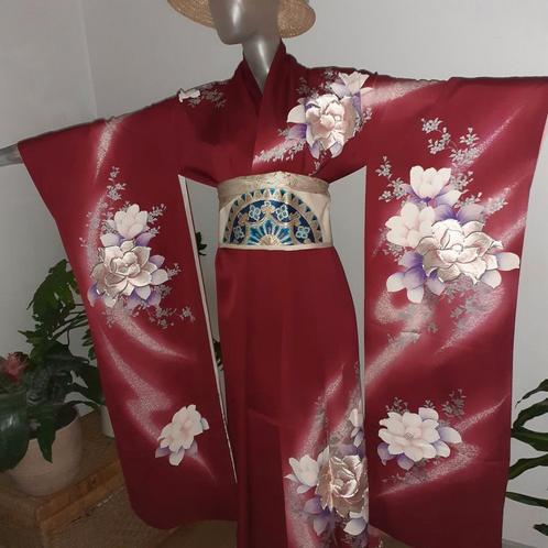Japanse vintage kimono obi coupons quilt patchwork zijde, Antiek en Kunst, Antiek | Kleding en Accessoires, Verzenden