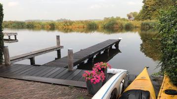 Vakantiehuis in Friesland te huur aan vaar- viswater, 6 pers