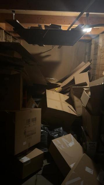 Gezocht! Opruimhulp gezocht voor dozen & planken. Betaald!