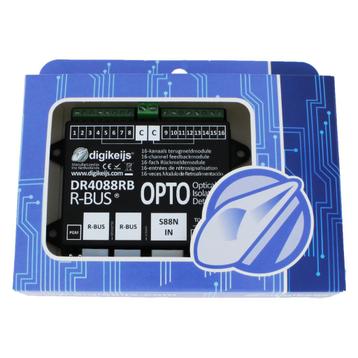 Digikeijs DR4088RB-OPTO - 16-kanaals R-BUS terugmeldmodule