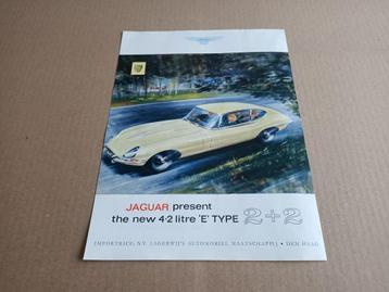 Reclame (uit oud tijdschrift) Jaguar E-Type (1963) 2