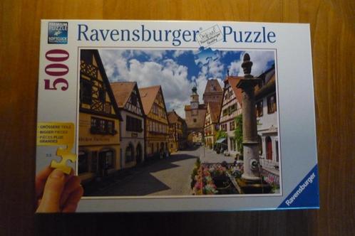 Ravensburger '' ROTHENBURG,GERMANY '' 500-1 st., Hobby en Vrije tijd, Denksport en Puzzels, Zo goed als nieuw, Ophalen of Verzenden