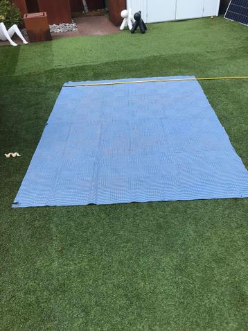 Gronzeil gronddoek voor tent of caravan camper met 3 ogen