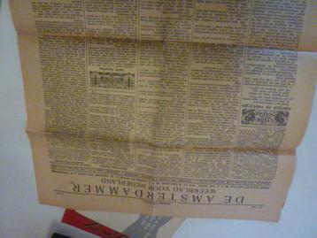Krantenknipsel De Amsterdammer 3 nov 1917