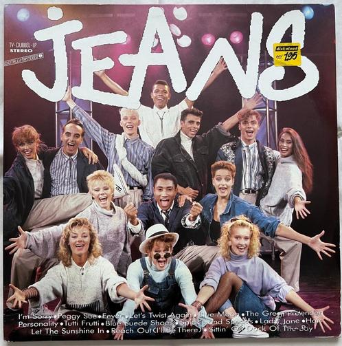 LP: Various - Jeans (2 LP's), Cd's en Dvd's, Vinyl | Pop, Gebruikt, 1980 tot 2000, 12 inch, Ophalen of Verzenden