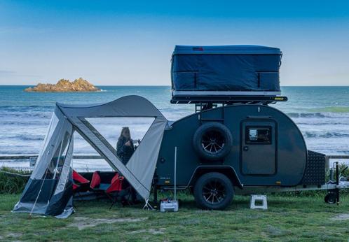 Huur Hero Camper Ranger / Teardrop Caravan, Caravans en Kamperen, Verhuur