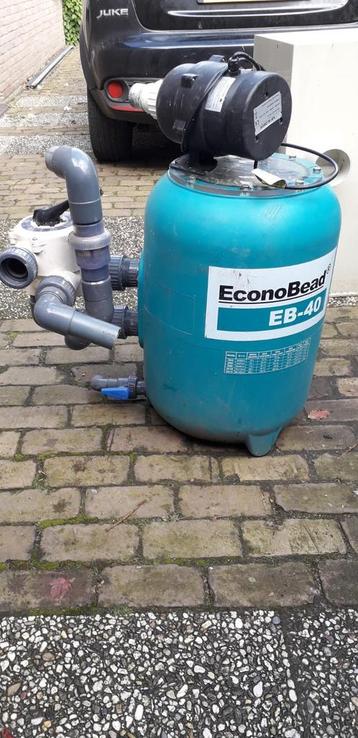 Bead filter Econobead EB-40 met zeef 