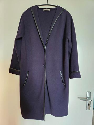 Studio Anneloes donkerblauw vest, met capuchon,  medium