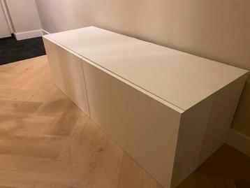Ikea Besta TV Meubel Wit - Zo Goed Als Nieuw - afbeelding 3 Ikea Besta TV Meubel Wit - Zo Goed Als Nieuw - afbeelding 3