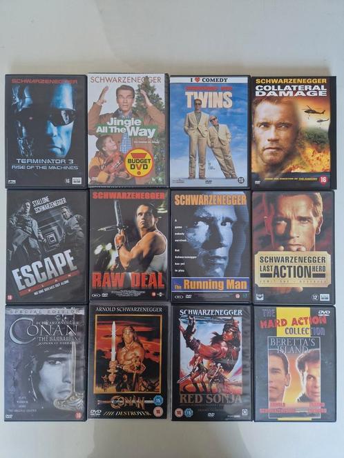 Arnold Schwarzenegger DVD Pakket, Cd's en Dvd's, Dvd's | Actie, Gebruikt, Actie, Vanaf 16 jaar, Verzenden
