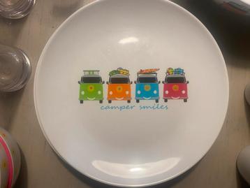 Leuke Camper Smiles Servies Set volkswagen