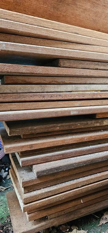 Eiken houten vloer planken 31 stuks á 4 euro p/m