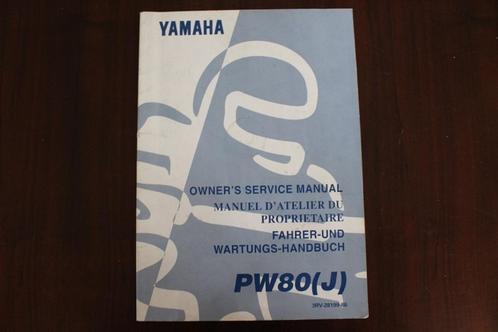YAMAHA PW80 J 1996 owner's manual PW 80 handbuch, Motoren, Handleidingen en Instructieboekjes, Yamaha, Ophalen of Verzenden