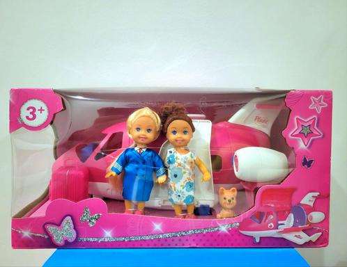 NIEUW Chloe Girlz Vliegtuig Doll with Plane Poppen speelgoed, Kinderen en Baby's, Speelgoed | Poppen, Nieuw, Ophalen