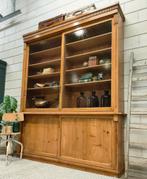 XL Antieke/vintage houten apothekerskast,Brocante winkelkast