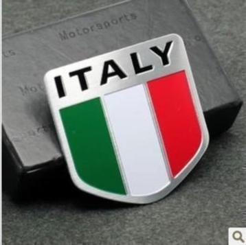 ITALIE Italia Logo aluminium Embleem Auto Scooter