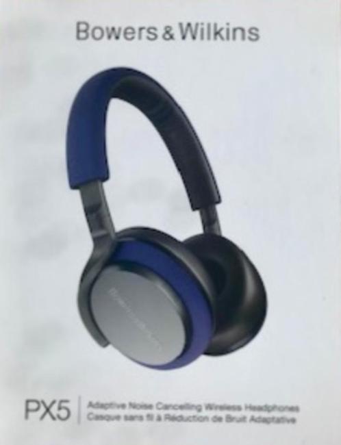 Hoofdtelefoon B&W PX5, nieuw, Audio, Tv en Foto, Koptelefoons, Nieuw, Over oor (circumaural), Overige merken, Draadloos, Bluetooth