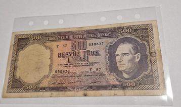 Turkije 500 Lira 1967