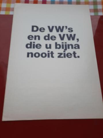 Volkswagen modellenfolder Nederlands 1971