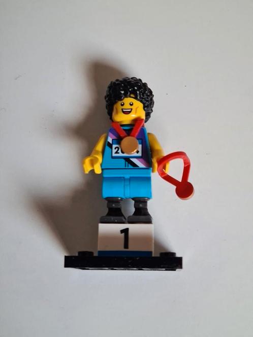 Lego minifigs serie 25, nummer 4: Sprinter met blades., Kinderen en Baby's, Speelgoed | Duplo en Lego, Zo goed als nieuw, Lego
