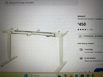 Elektrisch zit sta bureau IKEA Bekant - afbeelding 4 Elektrisch zit sta bureau IKEA Bekant - afbeelding 4