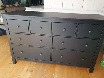 Ikea Hemnes Ladekast / Dressior / Commode (mat zwart)