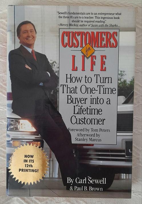 Customers for life Carl Sewell/Paul B. Brown, Boeken, Studieboeken en Cursussen, Zo goed als nieuw, Beta, Ophalen of Verzenden