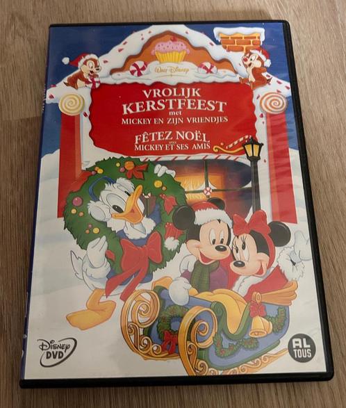 DVD Vrolijk kerstfeest met Mickey en zijn vriendjes Disney, Cd's en Dvd's, Dvd's | Tekenfilms en Animatie, Zo goed als nieuw, Amerikaans