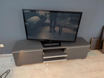 Ikea Besta TV meubel - donkergrijs - afbeelding 2 Ikea Besta TV meubel - donkergrijs - afbeelding 2