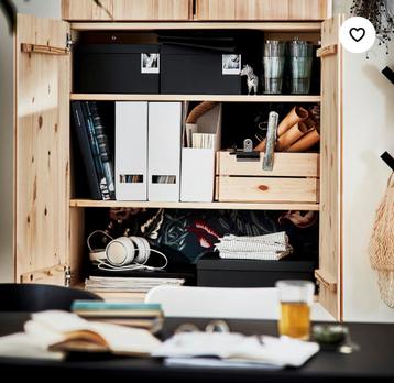 IKEA IVAR Kast, grenen, 80x30x83 cm - afbeelding 3 IKEA IVAR Kast, grenen, 80x30x83 cm - afbeelding 3