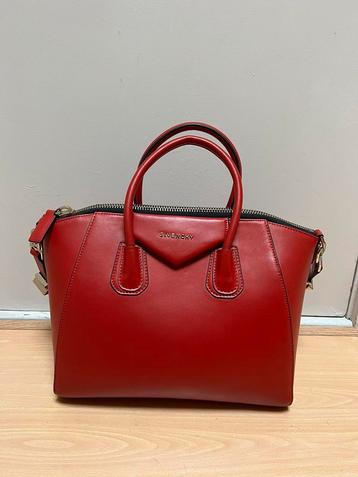 Givenchy Red Antigona Tote Bag medium tas