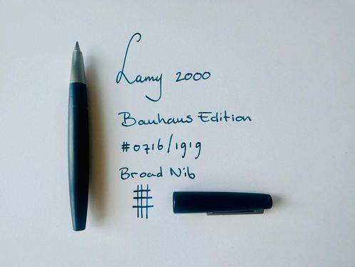 Lamy 2000 Bauhaus 2019 Limited Edition, Verzamelen, Pennenverzamelingen, Zo goed als nieuw, Vulpen, Overige merken, Met doosje