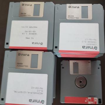 62 grijze DD diskettes voor hergebruik