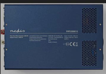 Nieuwe Nedis 2000W Omvormer