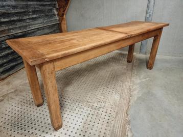 Antieke tafel bakkerstafel sidetable keukeneiland 70x250cm