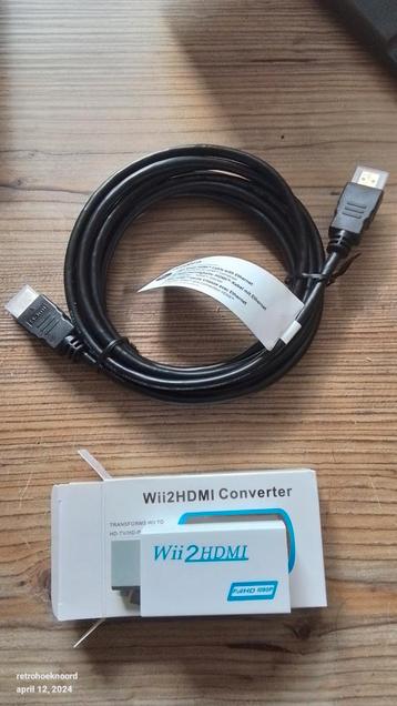 Nintendo Wii - nieuwe HDMI converter met nieuwe HDMI kabel